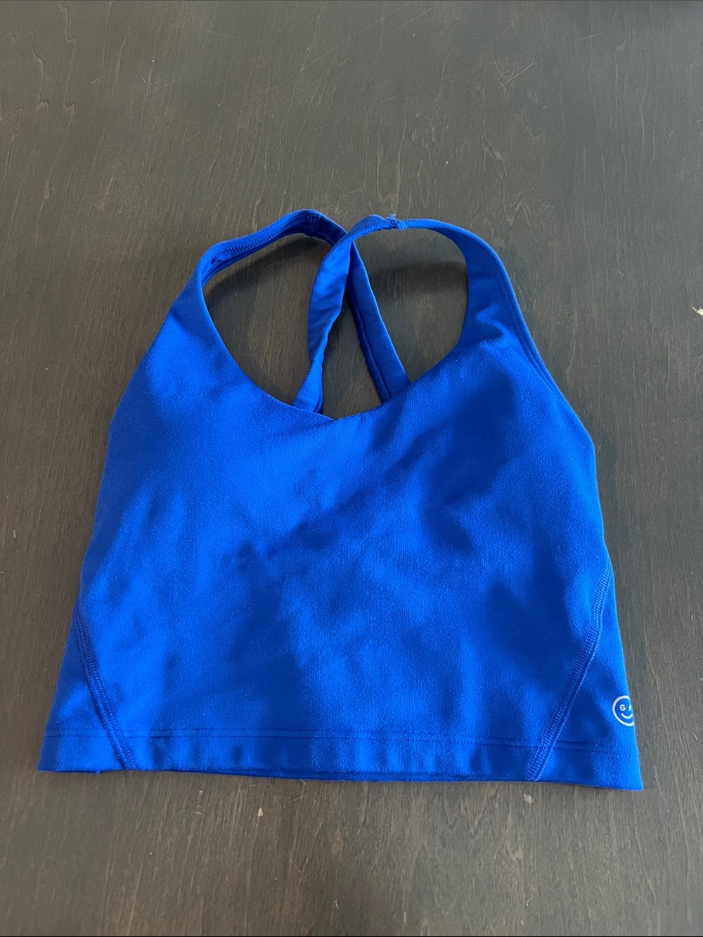 Gilly Hicks Royal Blue Swim Crop Top